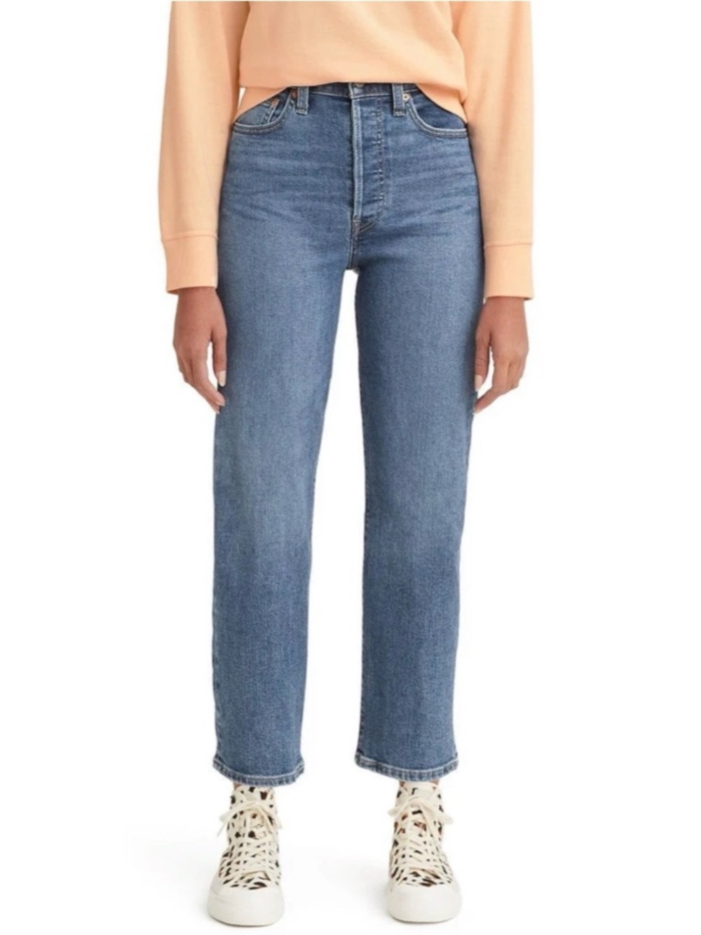 Levi’s Ribcage Straight Ankle jeans, size 29